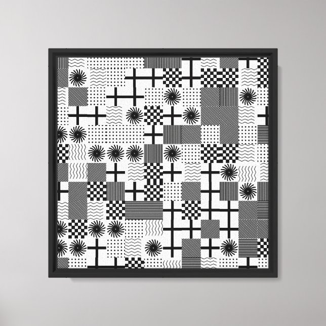 Abstract Geometric pattern  Canvas Print (Front)