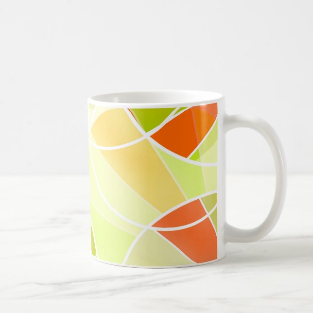 Abstract geometric pattern coffee mug (Right)