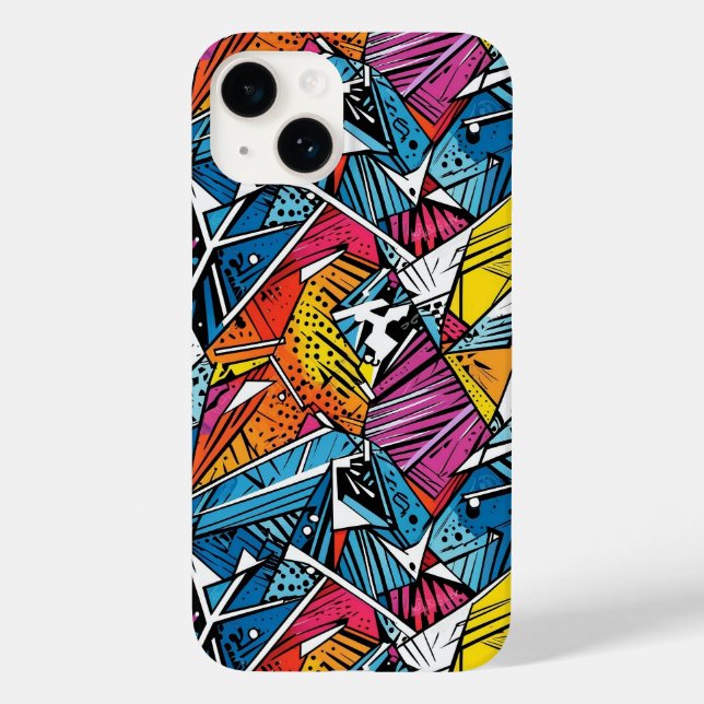 Abstract geometric pattern design 21 - Iphone Case (Back)