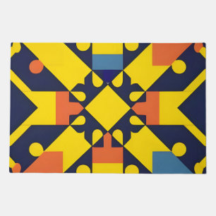 Abstract Geometric Pattern Doormat