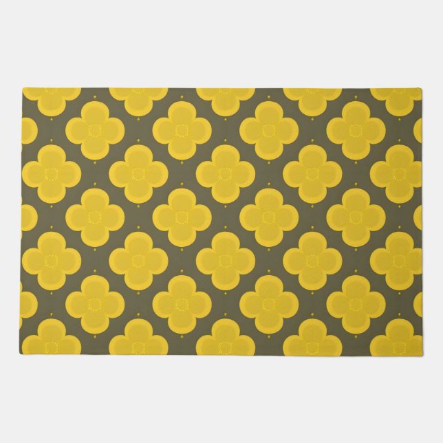 Abstract Geometric Pattern Doormat (Front)
