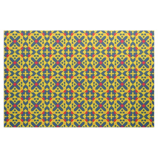 Abstract Geometric Pattern Fabric