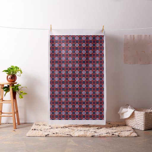 Abstract geometric pattern fabric
