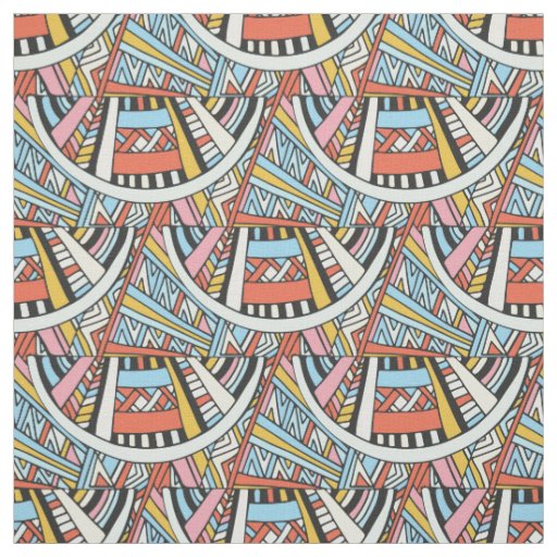 Abstract Geometric Pattern fabric