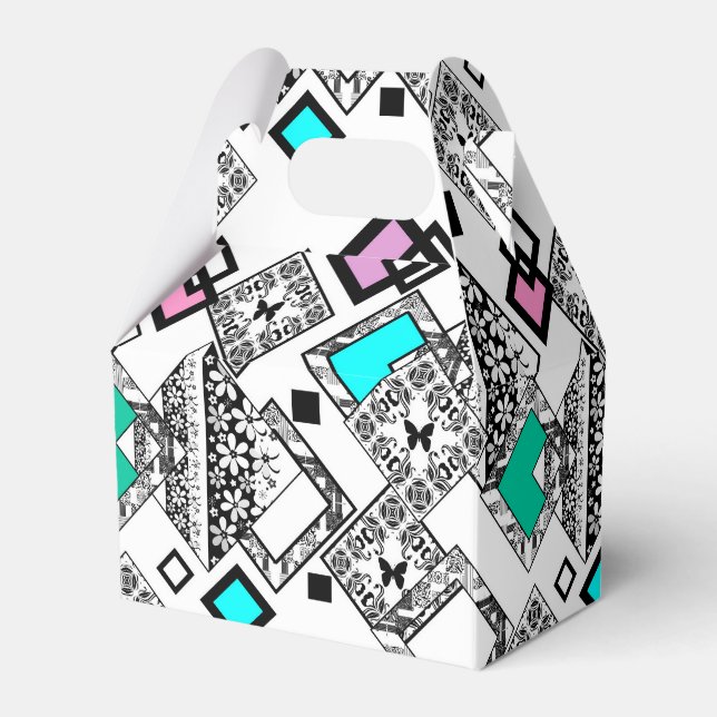Abstract geometric pattern favor boxes (Front Side)