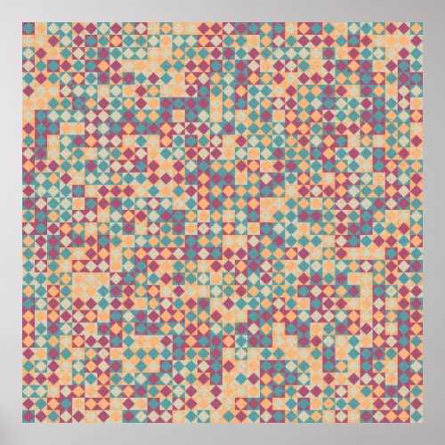 Abstract Geometric Pattern generative computationa Poster