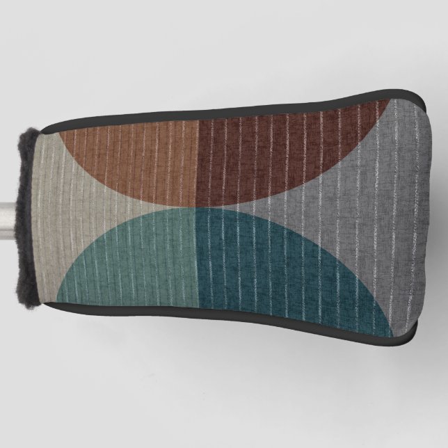 Abstract geometric pattern.  golf head cover (Front)