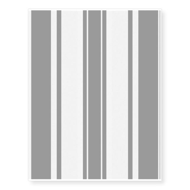 Abstract geometric pattern - gray temporary tattoos (Front)