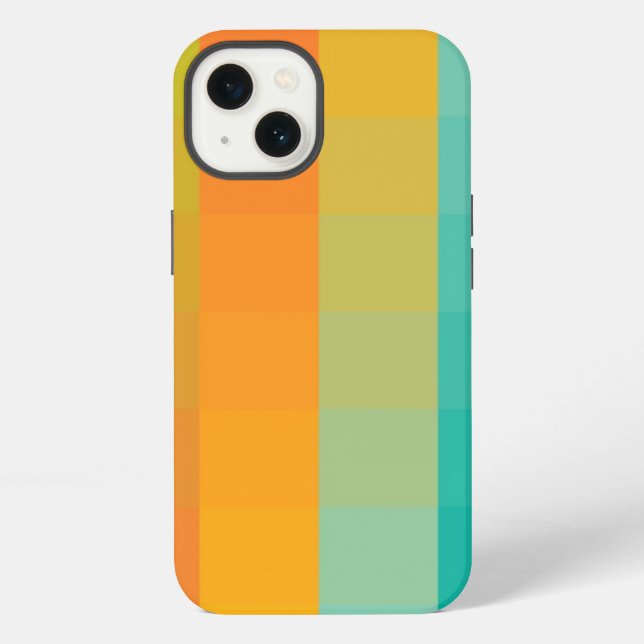 Abstract geometric pattern iphone case (Back)