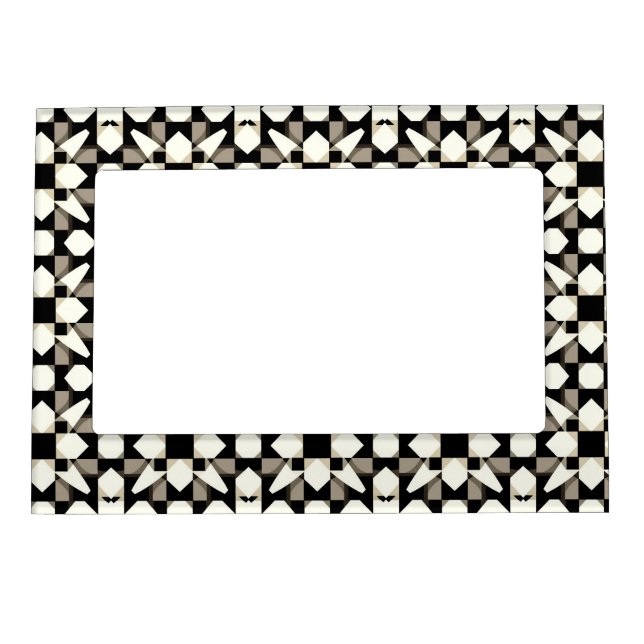 Abstract Geometric Pattern Magnetic Frame (Front)