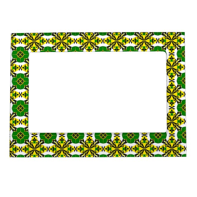 Abstract Geometric Pattern Magnetic Frame (Front)