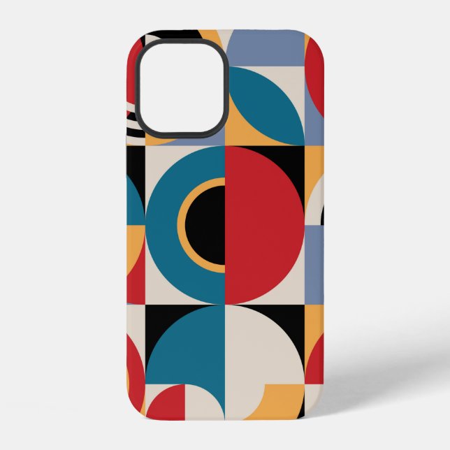 Abstract geometric pattern. Memphis style print de Iphone Case (Back)