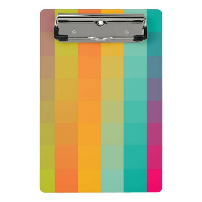 Abstract geometric pattern mini clipboard (Front)