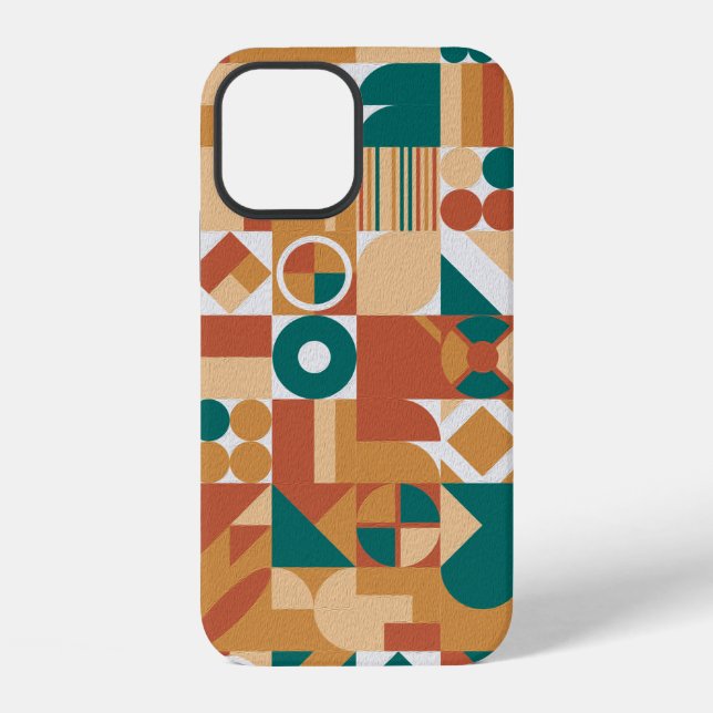 Abstract geometric pattern. Multicolor Figures. Te Iphone Case (Back)