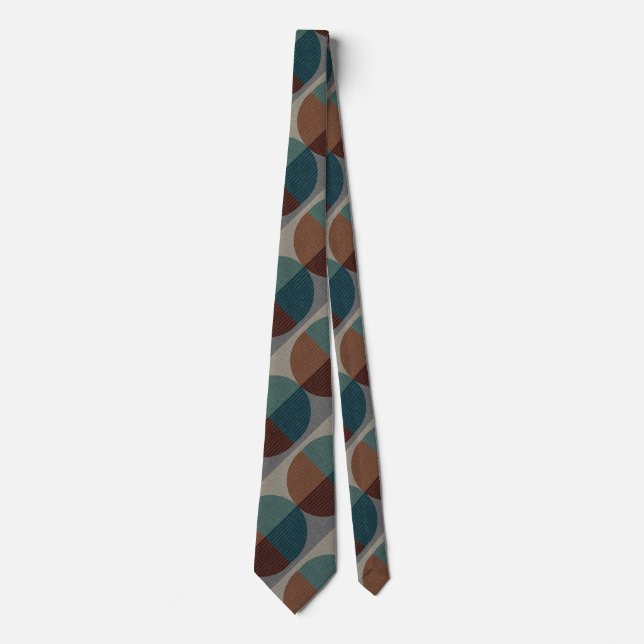 Abstract geometric pattern. neck tie (Front)