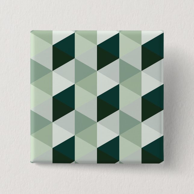 Abstract Geometric Pattern - No. 01 Button (Front)