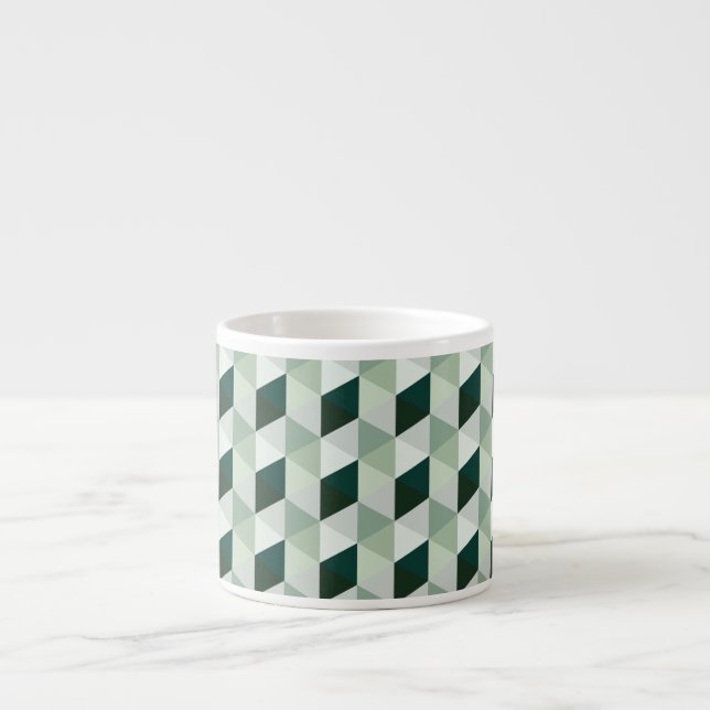 Abstract Geometric Pattern - No. 01 Espresso Cup (Front)
