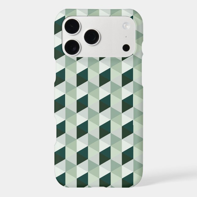 Abstract Geometric Pattern - No. 01 iPhone Case (Back)