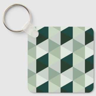 Abstract Geometric Pattern - No. 01 Keychain