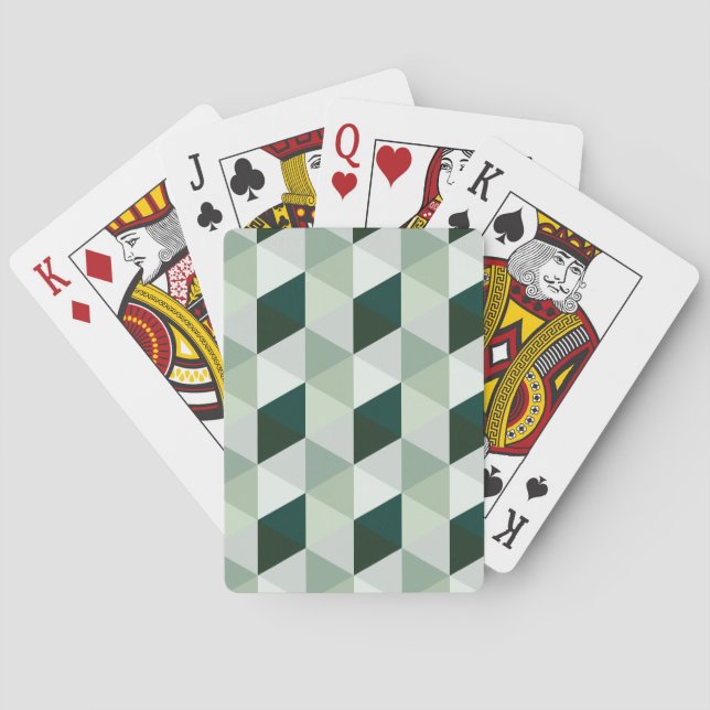 Abstract Geometric Pattern - No. 01 Poker Cards (Back)