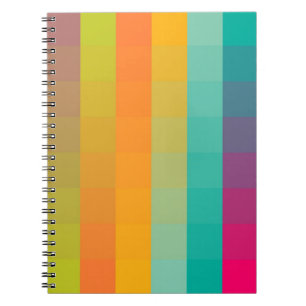 Abstract geometric pattern notebook