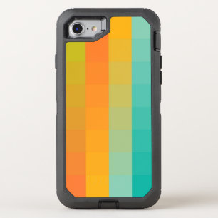 Abstract geometric pattern OtterBox defender iPhone SE/8/7 case