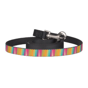Abstract geometric pattern pet leash