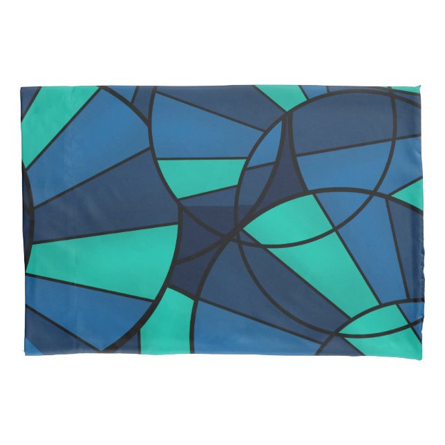 Abstract geometric pattern  pillow case (Front)