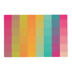 Abstract geometric pattern placemat