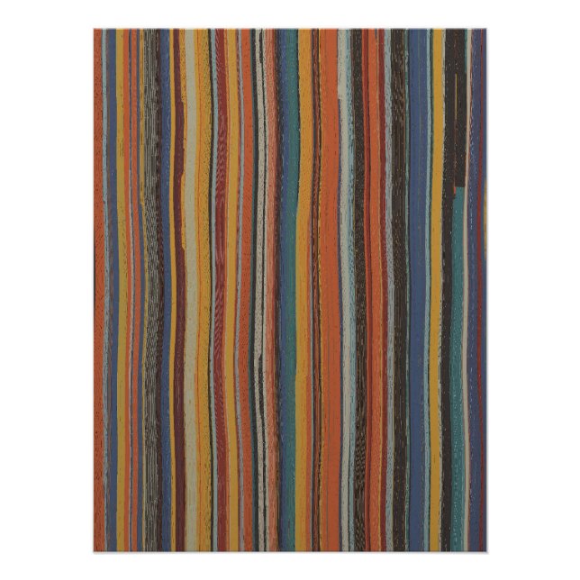 Abstract Geometric Pattern Poster  (Front)