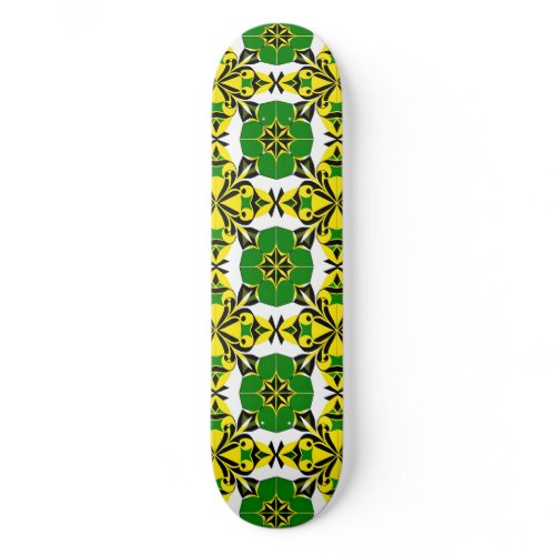 Abstract Geometric Pattern Skateboard