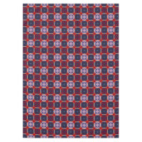 Abstract geometric pattern tablecloth