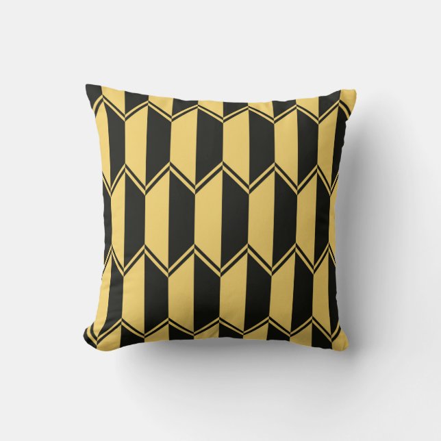 Abstract geometric pattern  throw pillow (Front)