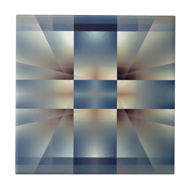 Abstract geometric pattern tile (Front)