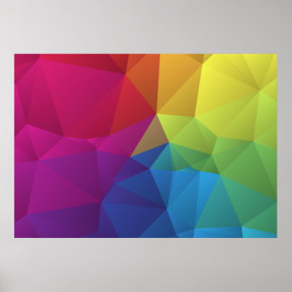 abstract geometric pattern, triangle design poster