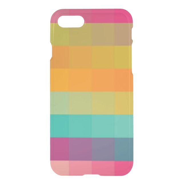 Abstract geometric pattern uncommon iPhone case (Back)