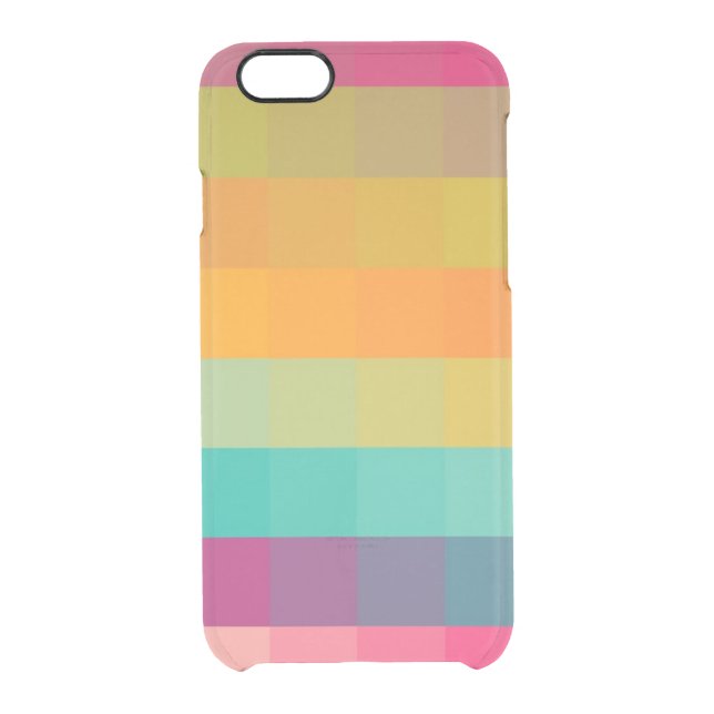 Abstract geometric pattern uncommon iPhone case (Back)