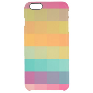 Abstract geometric pattern clear iPhone 6 plus case