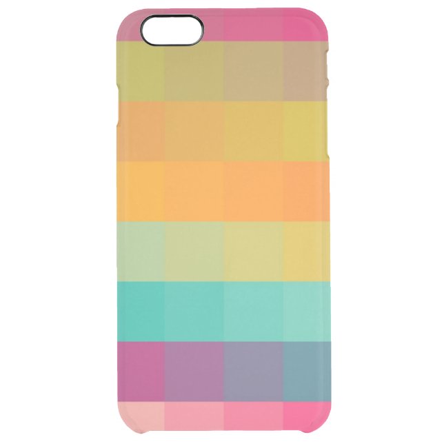Abstract geometric pattern uncommon iPhone case (Back)