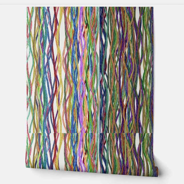 Abstract Geometric Pattern Wallpaper (Unrolling)