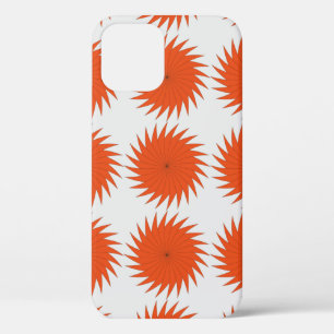 Abstract geometric pattern with stripes, lines. A  iPhone 12 Case