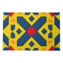 Abstract Geometric Pattern with Vibrant Colors