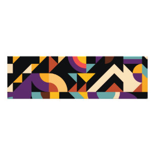 Abstract geometric patterns design photo print