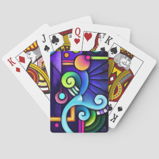 Abstract Geometric Poker Cards