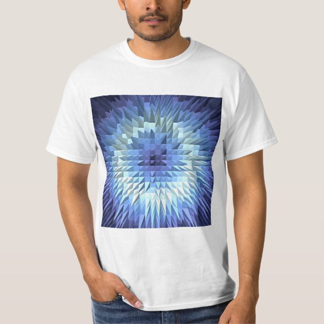 abstract geometric poligonal texture T-Shirt (Front)