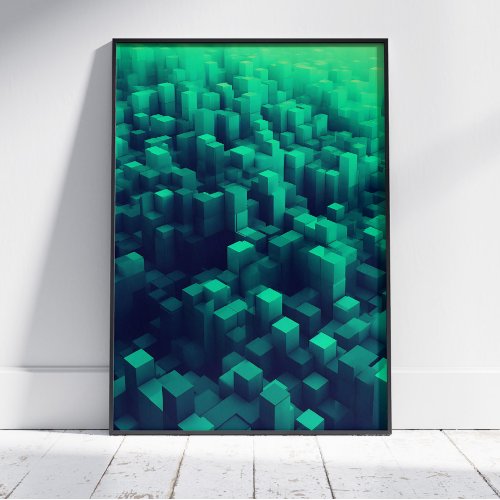 Abstract Geometric Poster