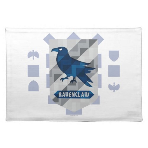 Abstract Geometric RAVENCLAW Crest Cloth Placemat