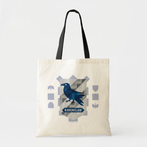 Abstract Geometric RAVENCLAW Crest Tote Bag