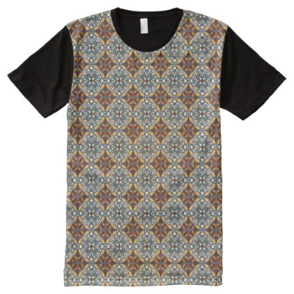 Abstract geometric retro seamless pattern All-Over-Print shirt