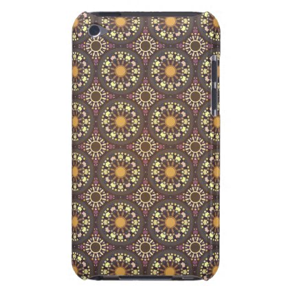 Abstract geometric retro seamless pattern barely there iPod case